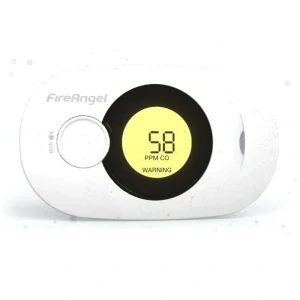 Multifunkční digitální detektor CO FireAngel FA3322 s LCD displejem