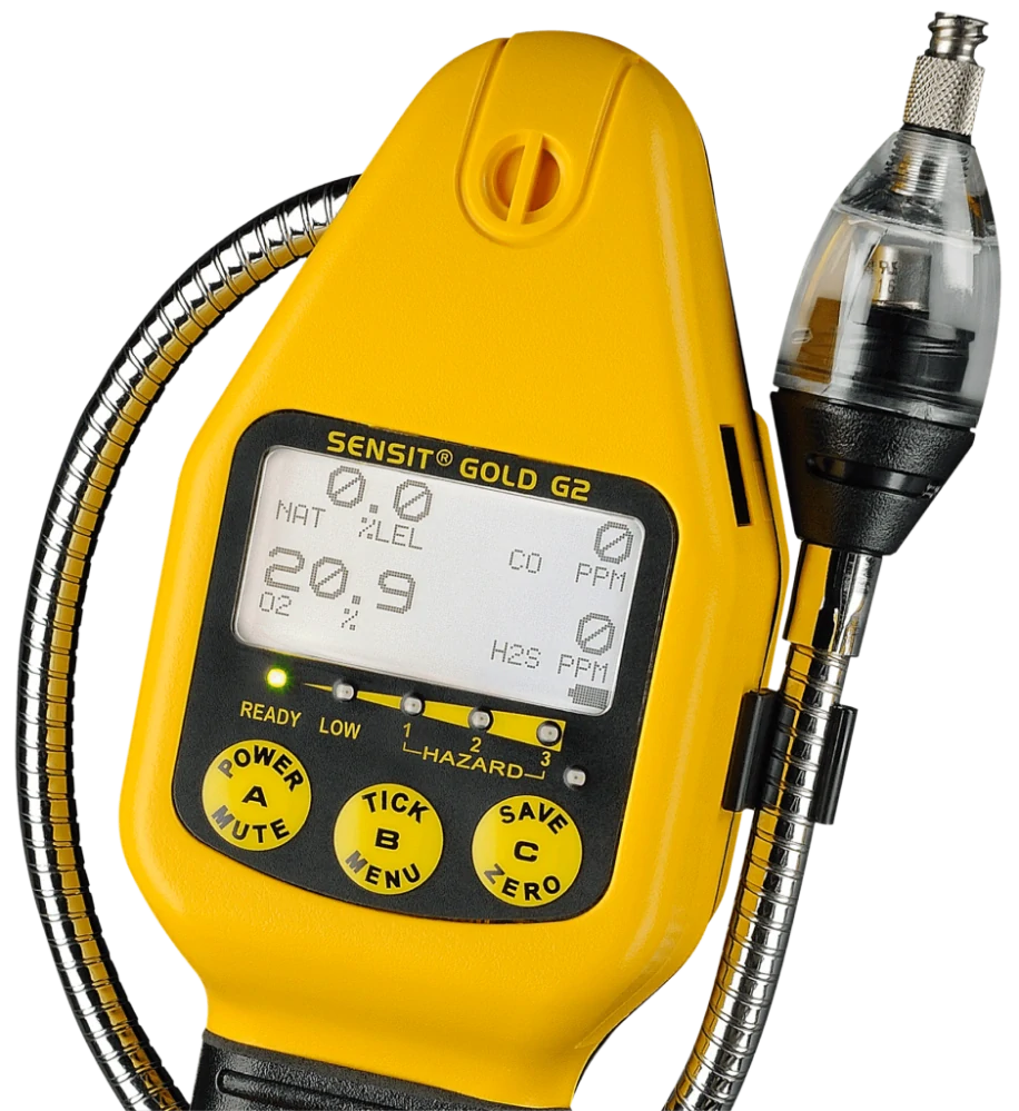 Detektor úniku výbušných plynů SENSIT® Gold G2 (%LEL, CO, H2S)