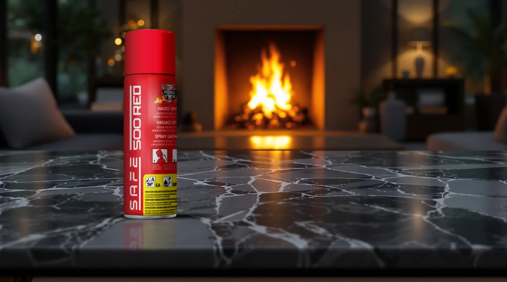 SET Hasicí sprej SAFE 500 RED + držák SAFE 50F