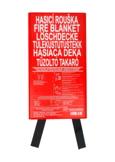 Hasicí rouška / deka - plastový obal 1,2 x 1,8m